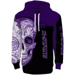 kansas state wildcats sugar skull purple black hoodie best selling