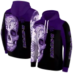 kansas state wildcats sugar skull purple black hoodie best selling