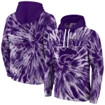 kansas state wildcats tie dye pattern purple hoodie best selling