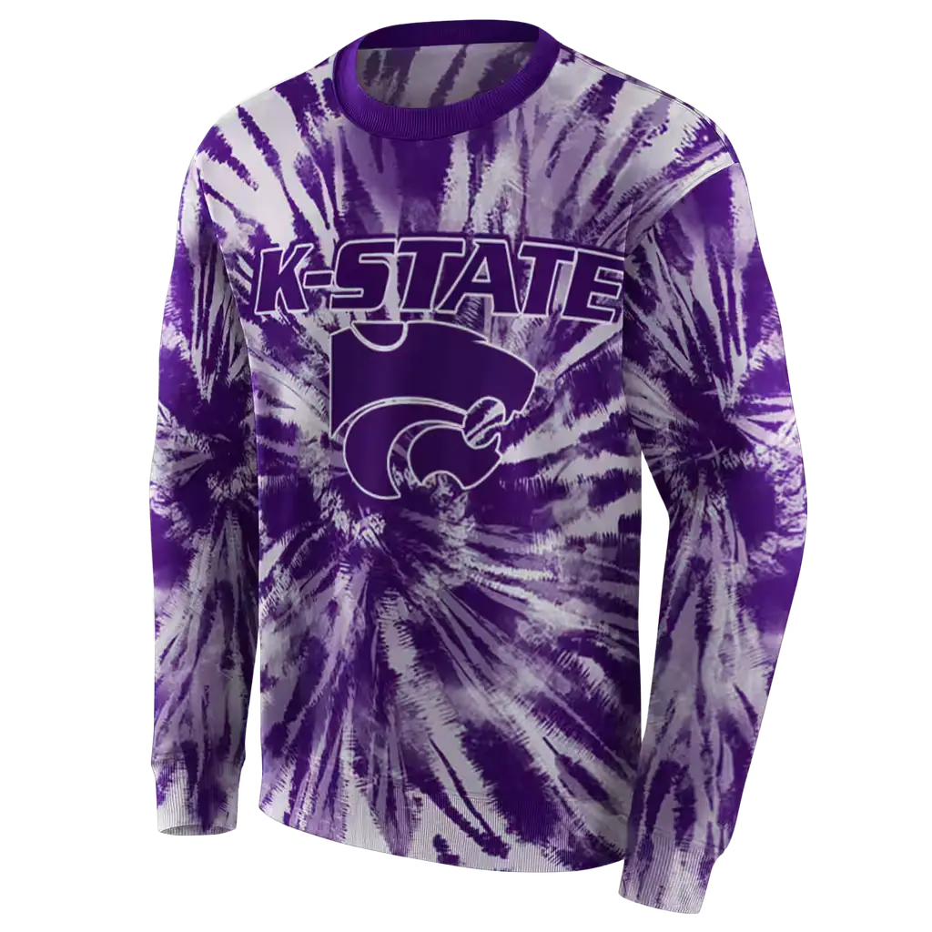 kansas state wildcats tie dye pattern purple hoodie new arrival kansas state wildcats tie dye pattern purple hoodie new arrival