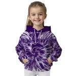 kansas state wildcats tie dye pattern purple hoodie best selling