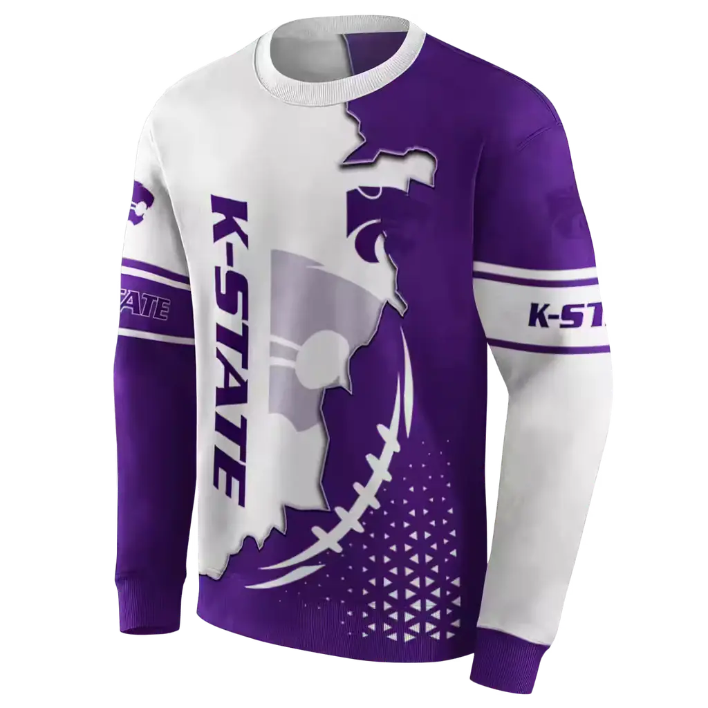 kansas state wildcats triangular pattern purple white hoodie new arrival kansas state wildcats triangular pattern purple white hoodie new arrival