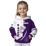 kansas state wildcats triangular pattern purple white hoodie best selling