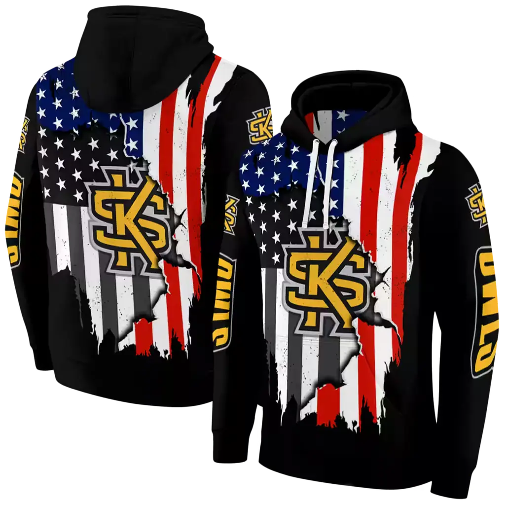 kennesaw state owls american pride black hoodie fashion forward kennesaw state owls american pride black hoodie fashion forward