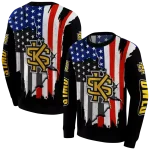 kennesaw state owls american pride black hoodie best selling