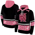 kennesaw state owls awareness ribbon black pink hoodie best selling