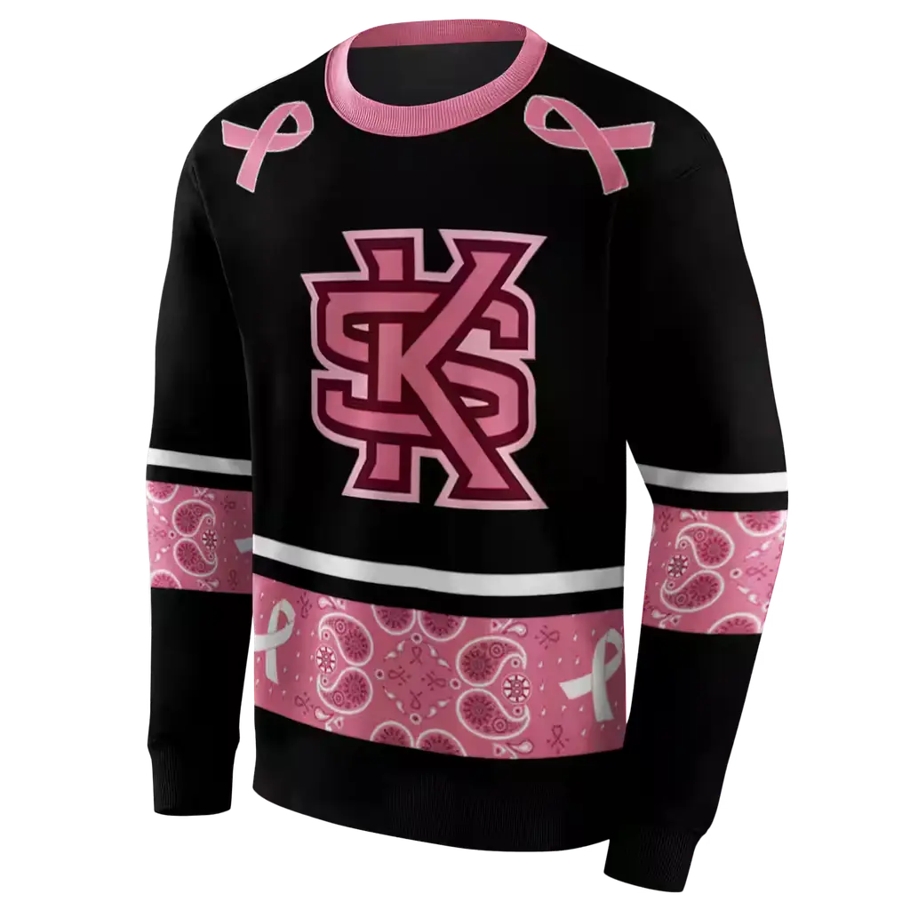 kennesaw state owls awareness ribbon black pink hoodie new arrival kennesaw state owls awareness ribbon black pink hoodie new arrival