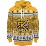 kennesaw state owls christmas trees gold hoodie best selling