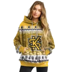 kennesaw state owls christmas trees gold hoodie best selling