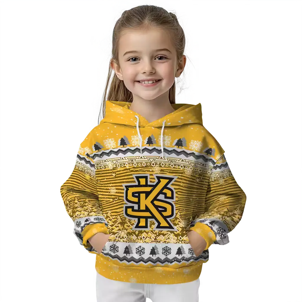 kennesaw state owls christmas trees gold hoodie top rated kennesaw state owls christmas trees gold hoodie top rated