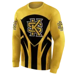 kennesaw state owls concentric lines gold black hoodie best selling