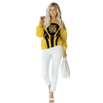 kennesaw state owls concentric lines gold black hoodie best selling