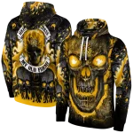 kennesaw state owls demonic skull gold black hoodie best selling