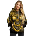 kennesaw state owls demonic skull gold black hoodie best selling