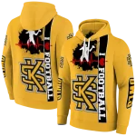 kennesaw state owls football heartbeat gold hoodie best selling