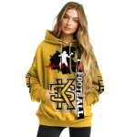 kennesaw state owls football heartbeat gold hoodie best selling