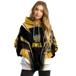 kennesaw state owls futuristic pattern gold black hoodie best selling