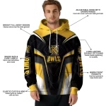 kennesaw state owls futuristic pattern gold black hoodie best selling