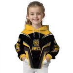 kennesaw state owls futuristic pattern gold black hoodie best selling