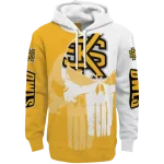 kennesaw state owls graphic punisher gold white hoodie best selling