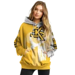kennesaw state owls graphic punisher gold white hoodie best selling