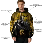 kennesaw state owls halloween vibes gold black hoodie best selling