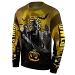 kennesaw state owls halloween vibes gold black hoodie best selling