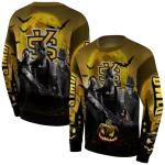 kennesaw state owls halloween vibes gold black hoodie best selling