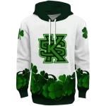 kennesaw state owls lucky motif white green hoodie best selling