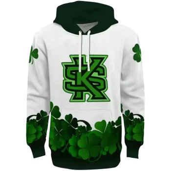 kennesaw state owls lucky motif white green hoodie best selling