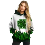kennesaw state owls lucky motif white green hoodie best selling