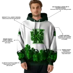 kennesaw state owls lucky motif white green hoodie best selling