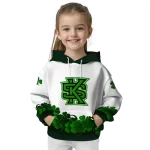 kennesaw state owls lucky motif white green hoodie best selling