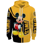 kennesaw state owls mickey mouse gold black hoodie best selling