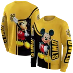 kennesaw state owls mickey mouse gold black hoodie best selling