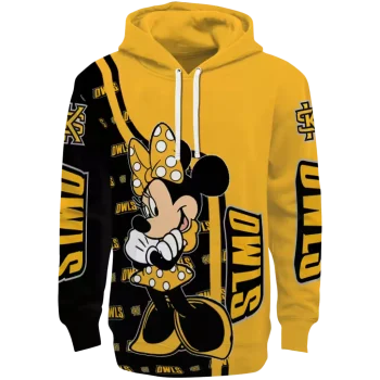 kennesaw state owls minnie mouse gold hoodie best selling