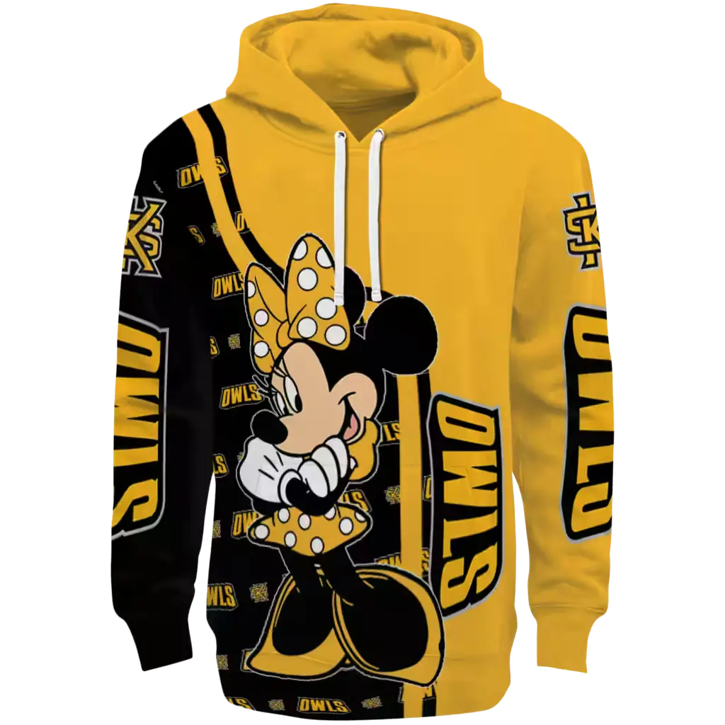 kennesaw state owls minnie mouse gold hoodie best selling kennesaw state owls minnie mouse gold hoodie best selling