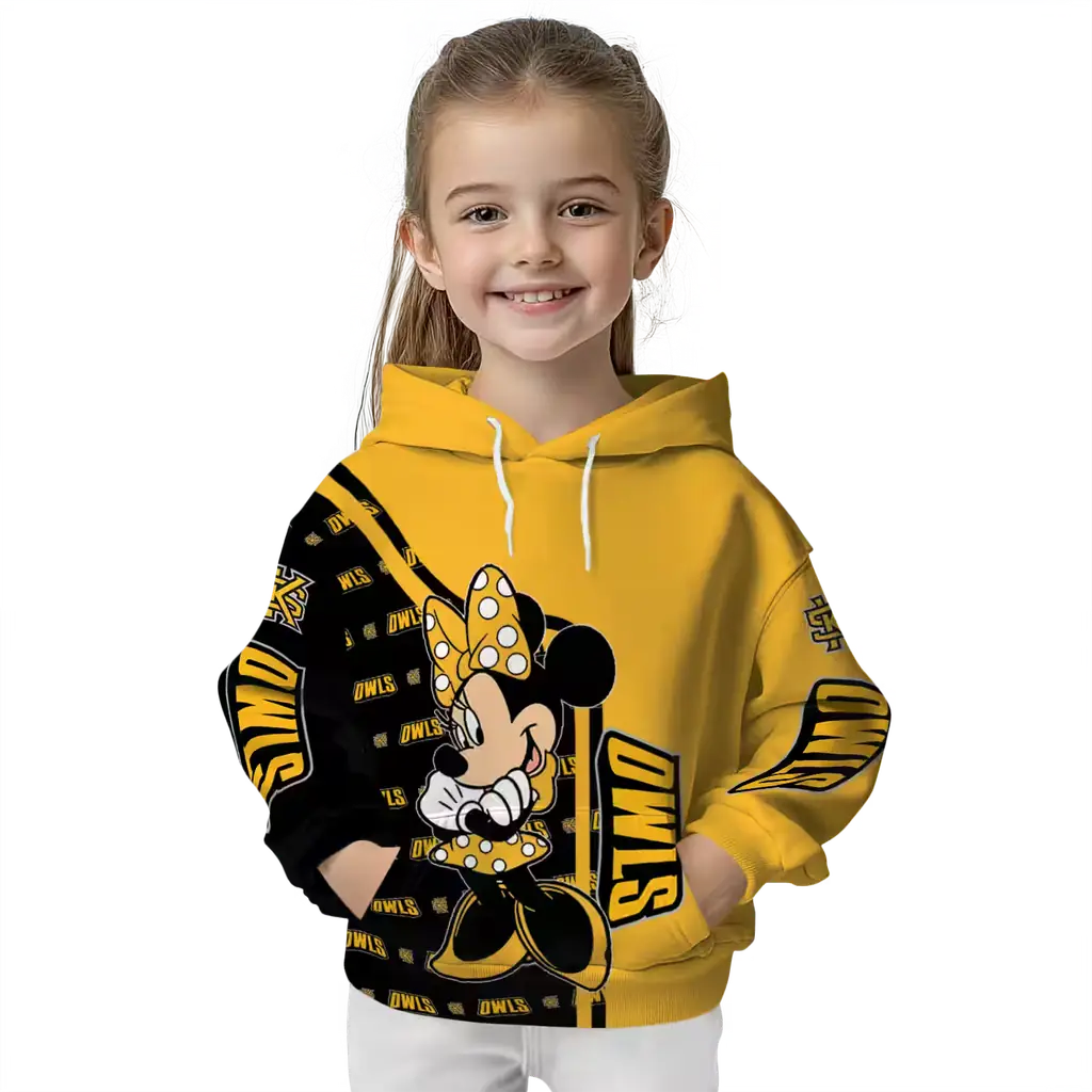 kennesaw state owls minnie mouse gold hoodie top rated kennesaw state owls minnie mouse gold hoodie top rated