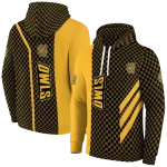 kennesaw state owls monogram pattern gold hoodie best selling