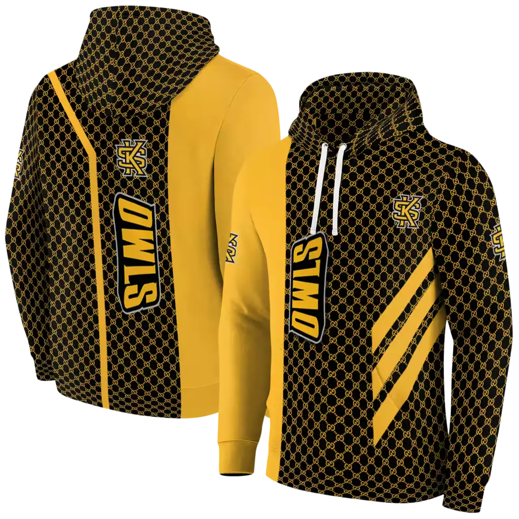 kennesaw state owls monogram pattern gold hoodie fashion forward kennesaw state owls monogram pattern gold hoodie fashion forward