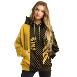 kennesaw state owls monogram pattern gold hoodie best selling