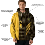 kennesaw state owls monogram pattern gold hoodie best selling
