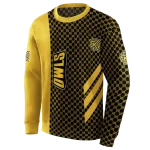 kennesaw state owls monogram pattern gold hoodie best selling