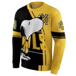 kennesaw state owls playful snoopy gold hoodie best selling