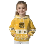 kennesaw state owls reindeer motif gold hoodie best selling