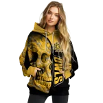 kennesaw state owls skull motif gold black hoodie best selling