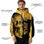 kennesaw state owls skull motif gold black hoodie best selling