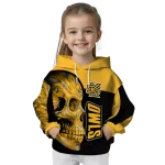 kennesaw state owls skull motif gold black hoodie best selling