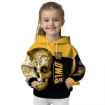 kennesaw state owls sugar skull gold black hoodie best selling