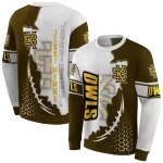 kennesaw state owls triangular pattern gold white hoodie best selling